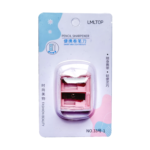 LMLTOP Double Hole Pencil Sharpener Pink