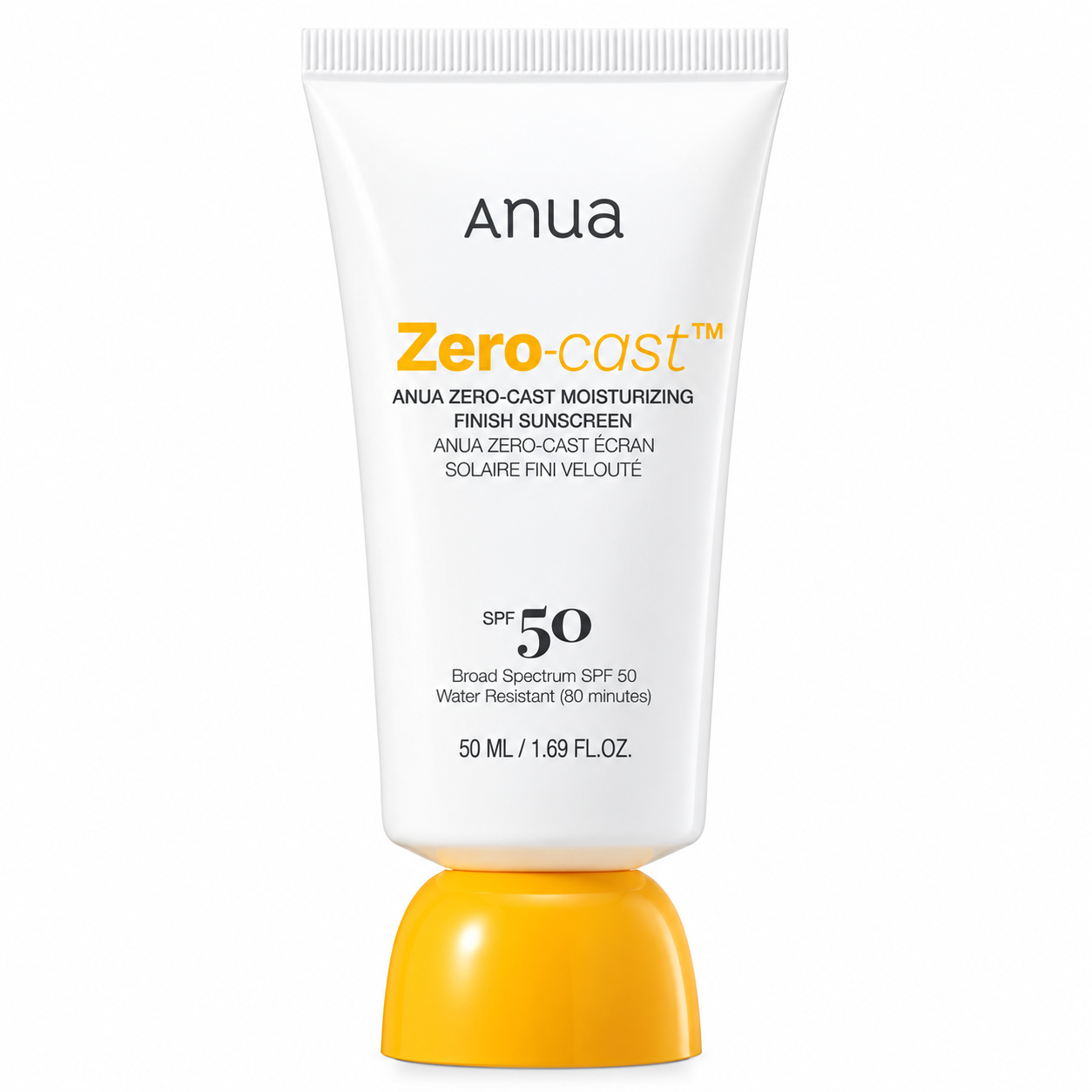 anuazerocastsunscreen2 Anua Zero-cast Moisturizing Finish Sunscreen - Image 1