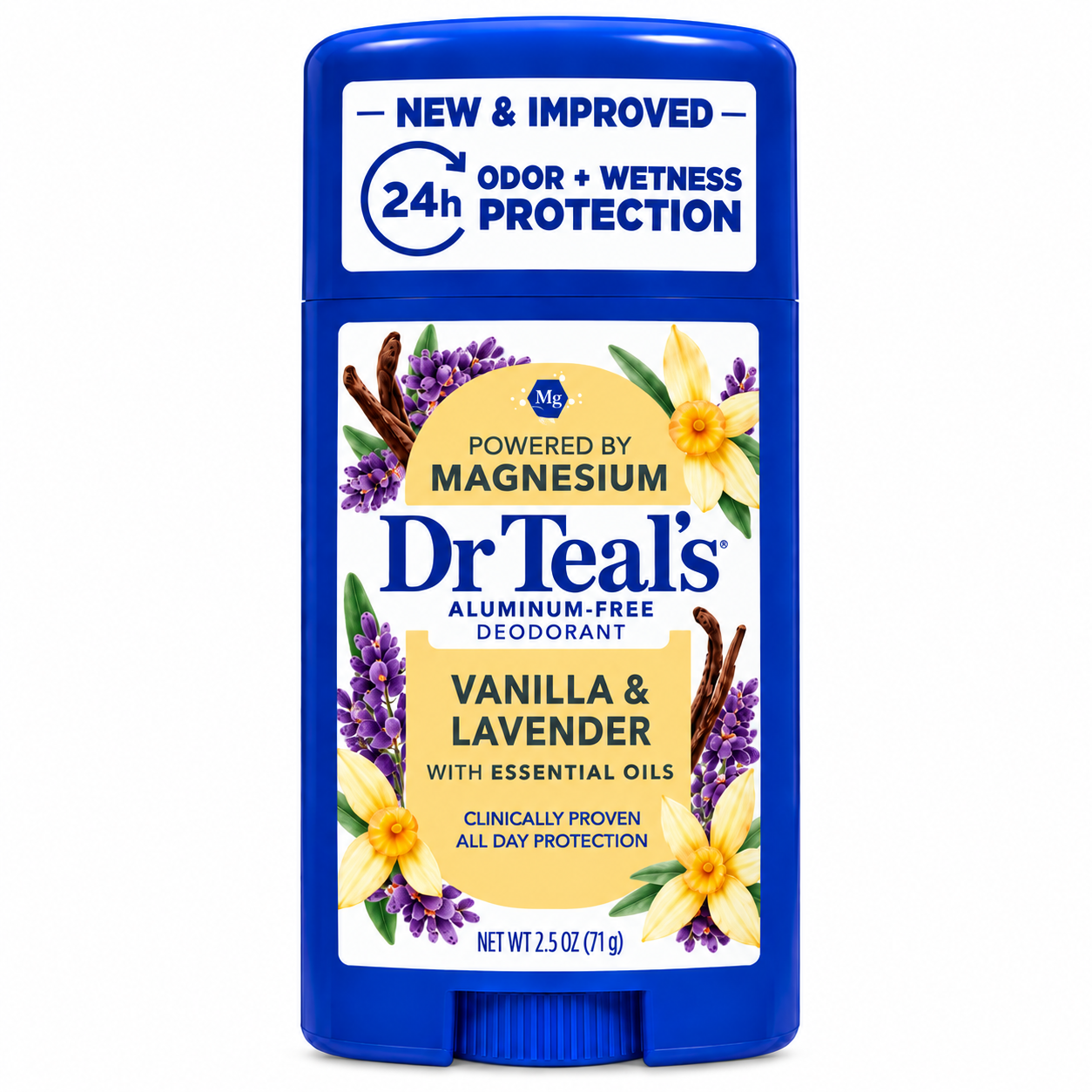 drtealsvanillaandlavenderdeodorant Dr Teal’s Aluminum Free Deodorant Vanilla & Lavender - Image 1