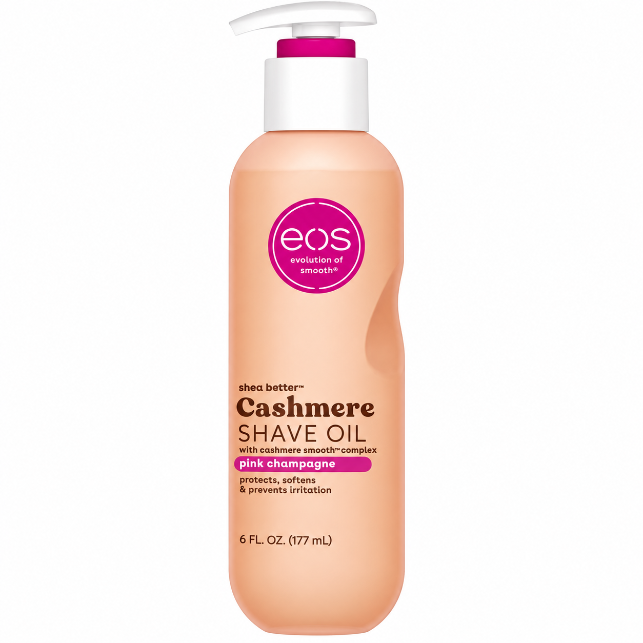eospinkchampagneshaveoil EOS Cashmere Shave Oil Pink Champagne - Image 1