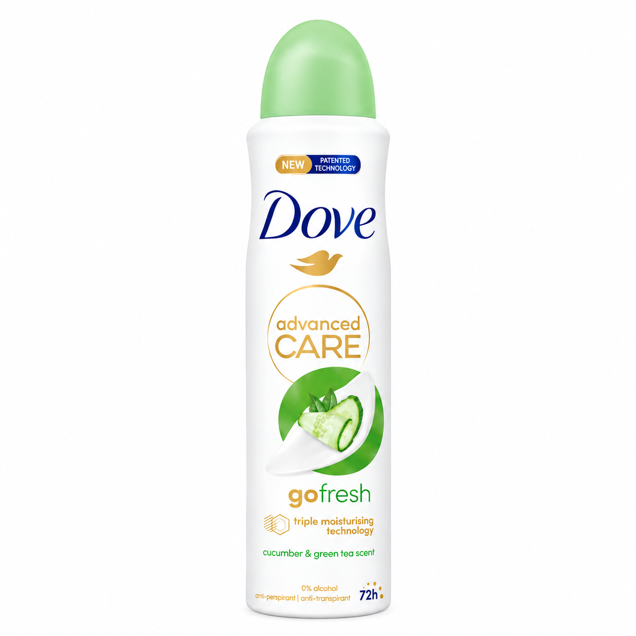 DoveCucumber&GreenTeaSpray Dove Go Fresh Cucumber & Green Tea Anti-Perspirant Deodorant - Image 1
