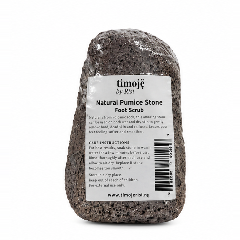 timojepumicestonemedium Timoje By Risi Natural Pumice Stone Natural Foot Scrub - Image 1
